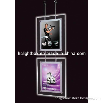 2014 LED Double Side Backlit Acrylic Crystal Light Box